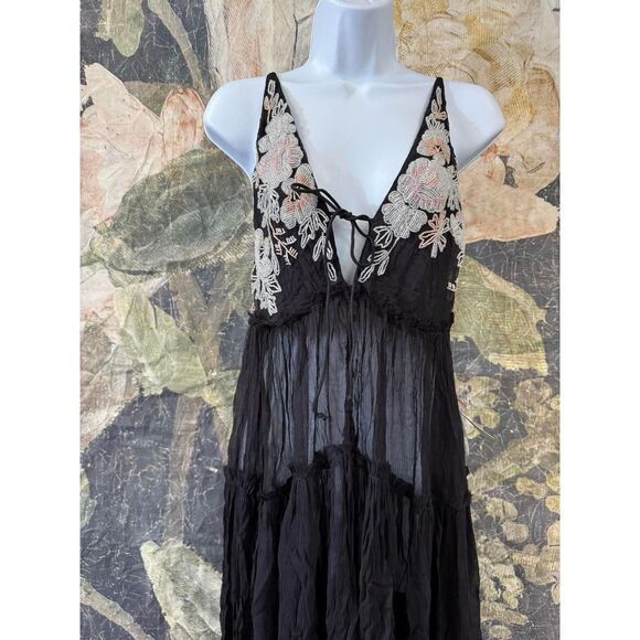 New Free People Secret Garden Maxi Top Size Small. - Picture 8 of 11